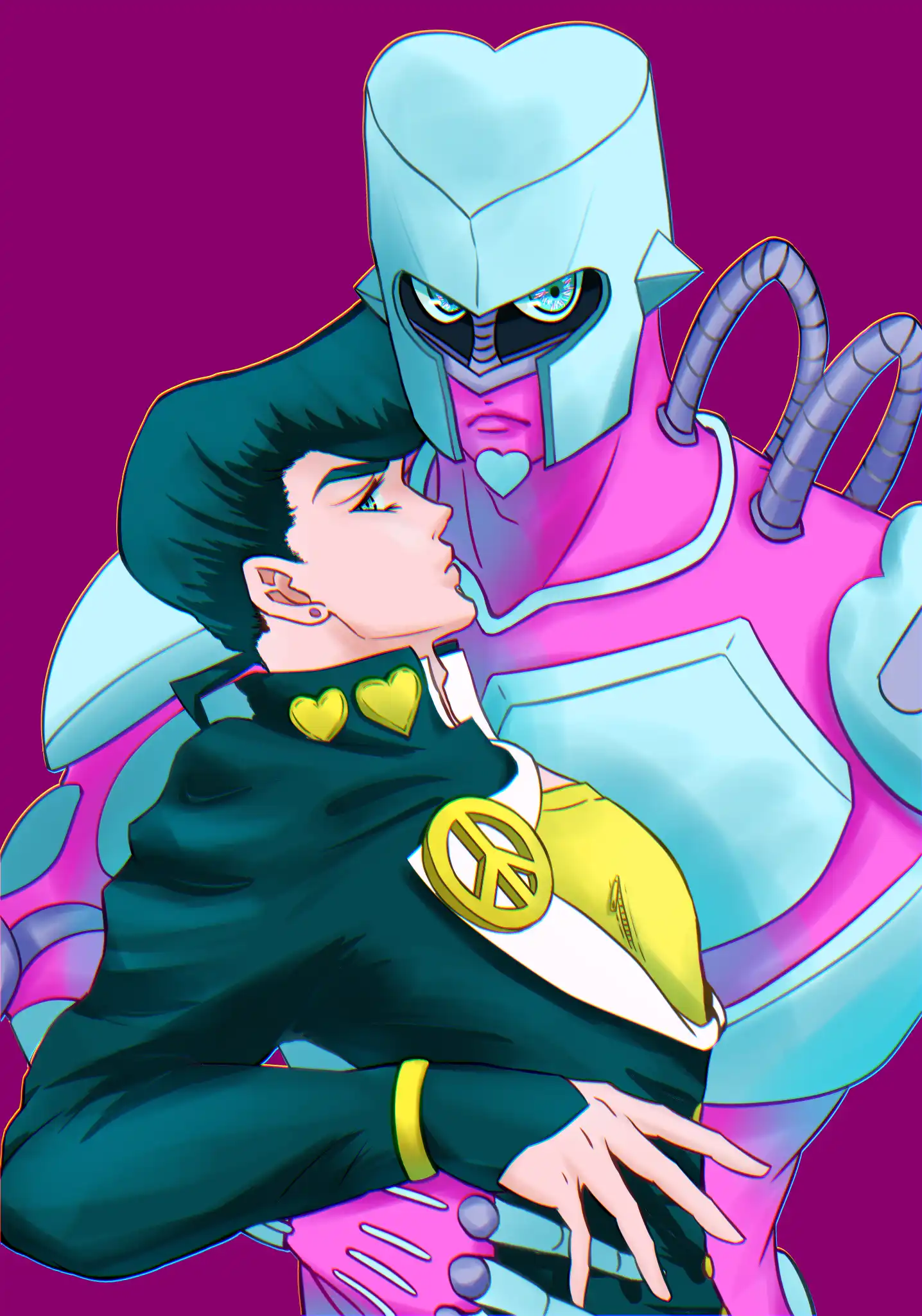 フォロワーさんの絵を自分の絵柄で描くやつ